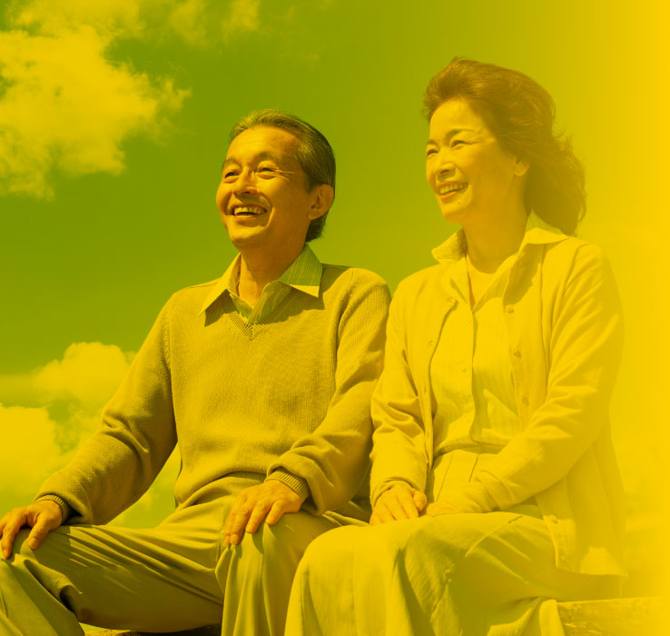 健やかに生きる高齢者