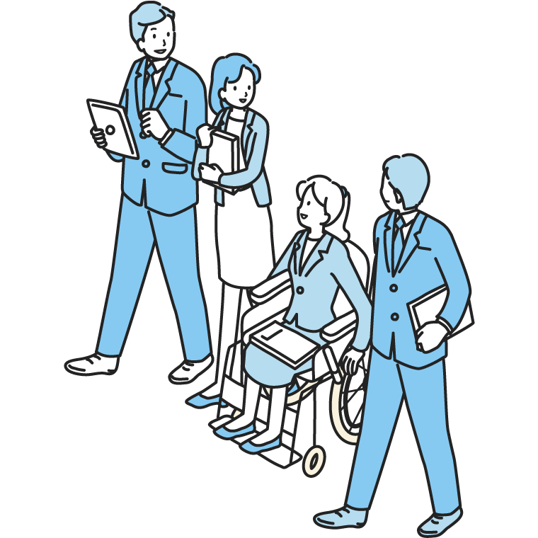 障がい者の活躍のイメージ