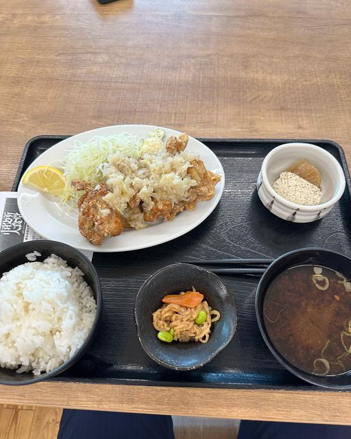 岐阜市役所食堂にて