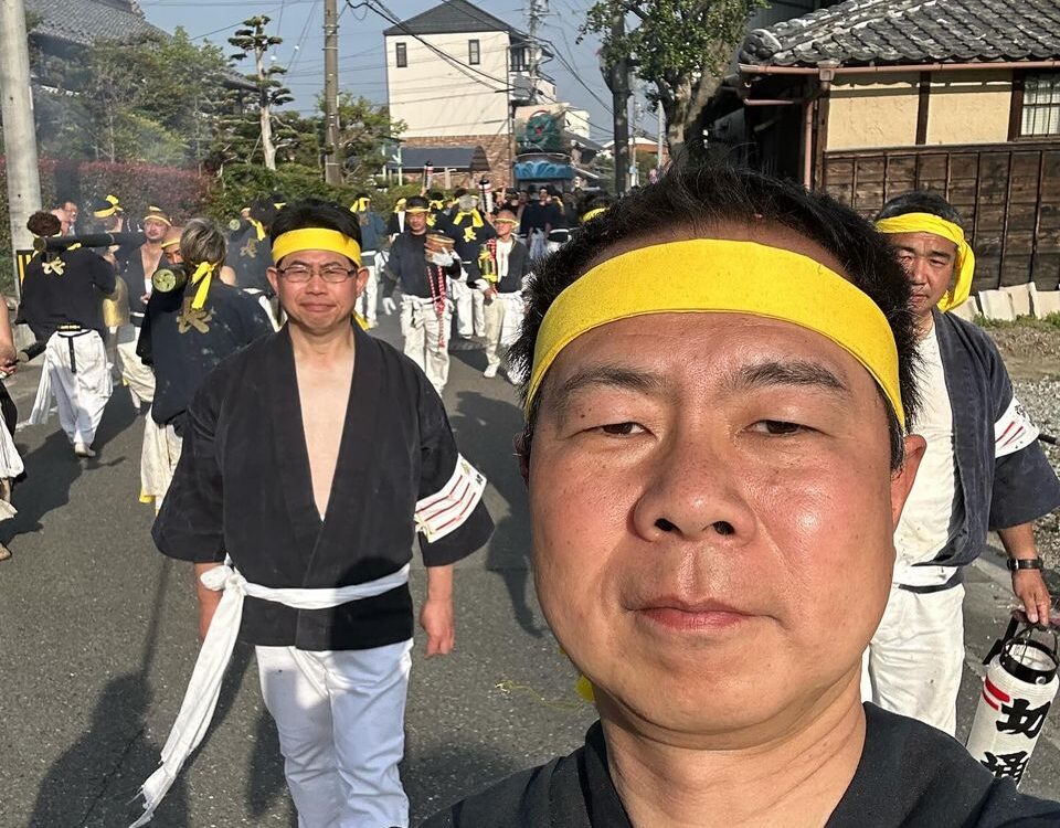 手力神社火祭り前楽（前夜祭）