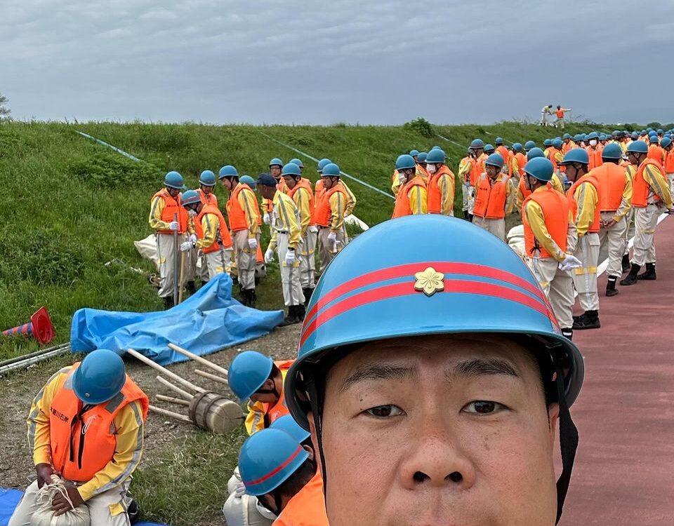 木曽川河川水防訓練