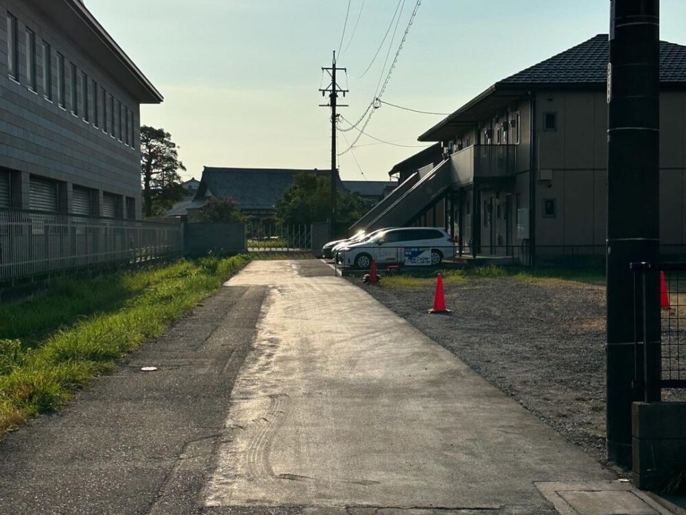 ご要望頂いておりました、道路の改修完了