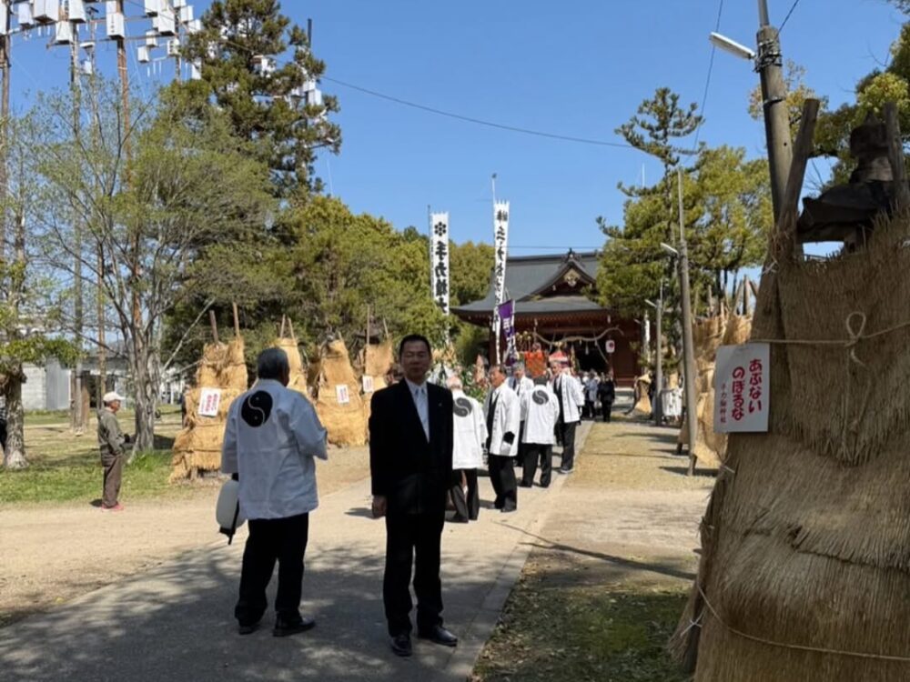 手力火祭り神事に参列させて頂きました