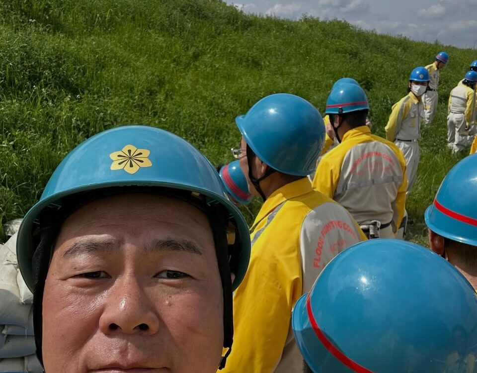 木曽川河川水防演習訓練