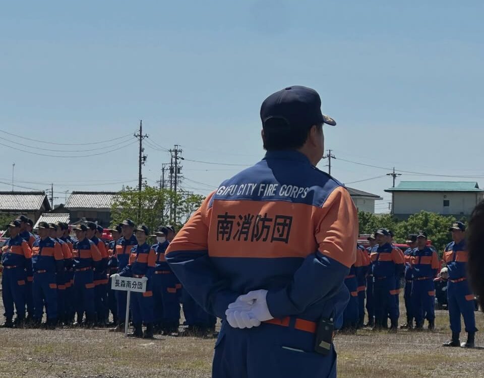岐阜南消防団特別演習